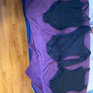 3 Black Leotards
